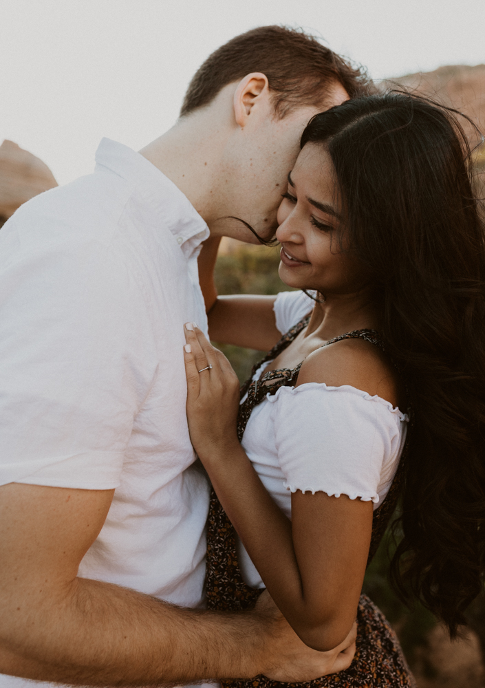 zion national park engagement photos