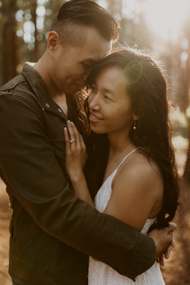 Sequoia National Park engagement photos