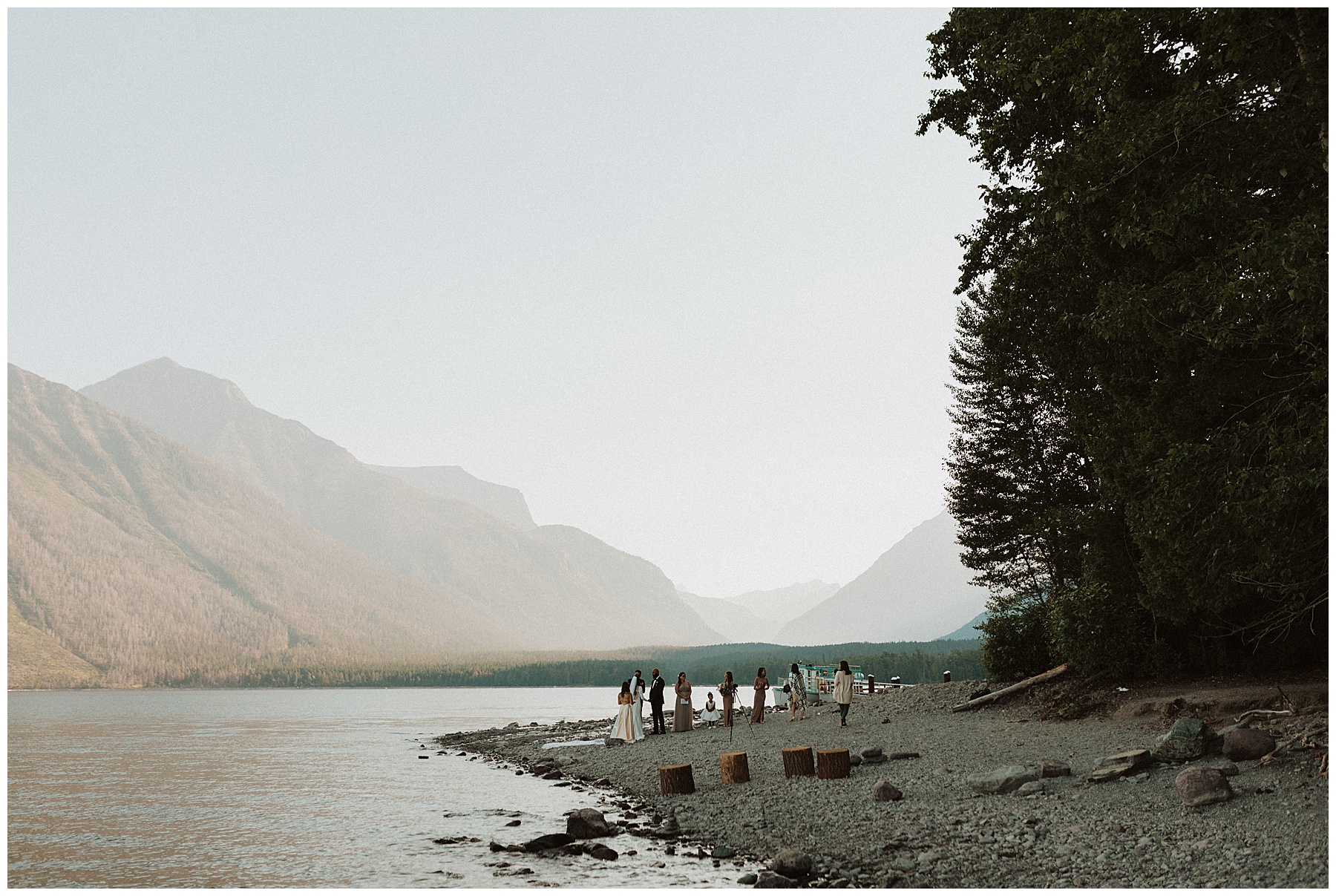 glacier national park elopement photographer