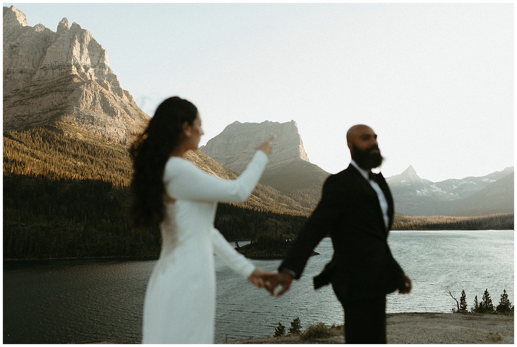 glacier national park elopement photographer