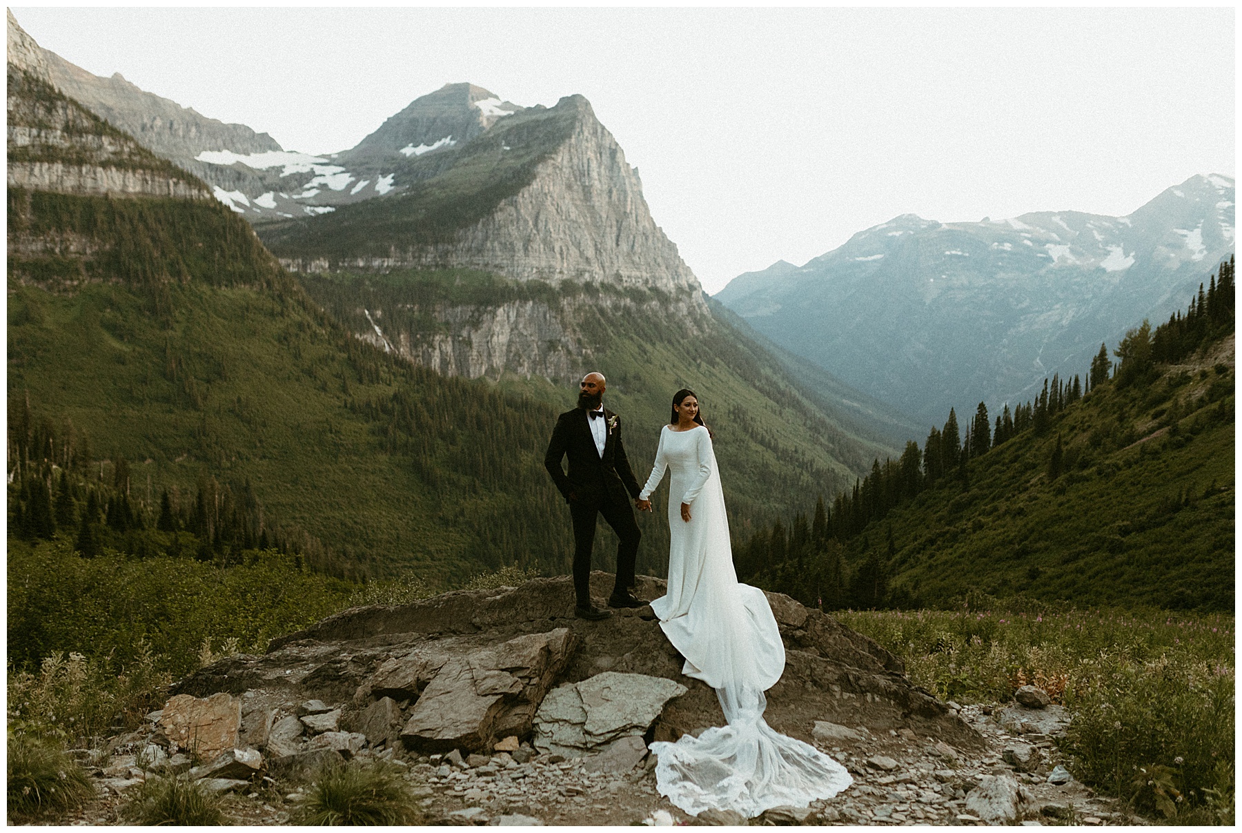 glacier national park elopement photographer