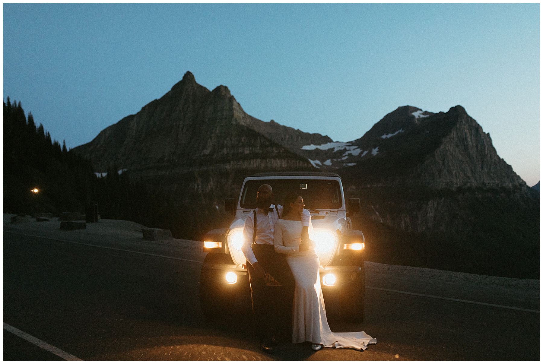 glacier national park elopement photographer