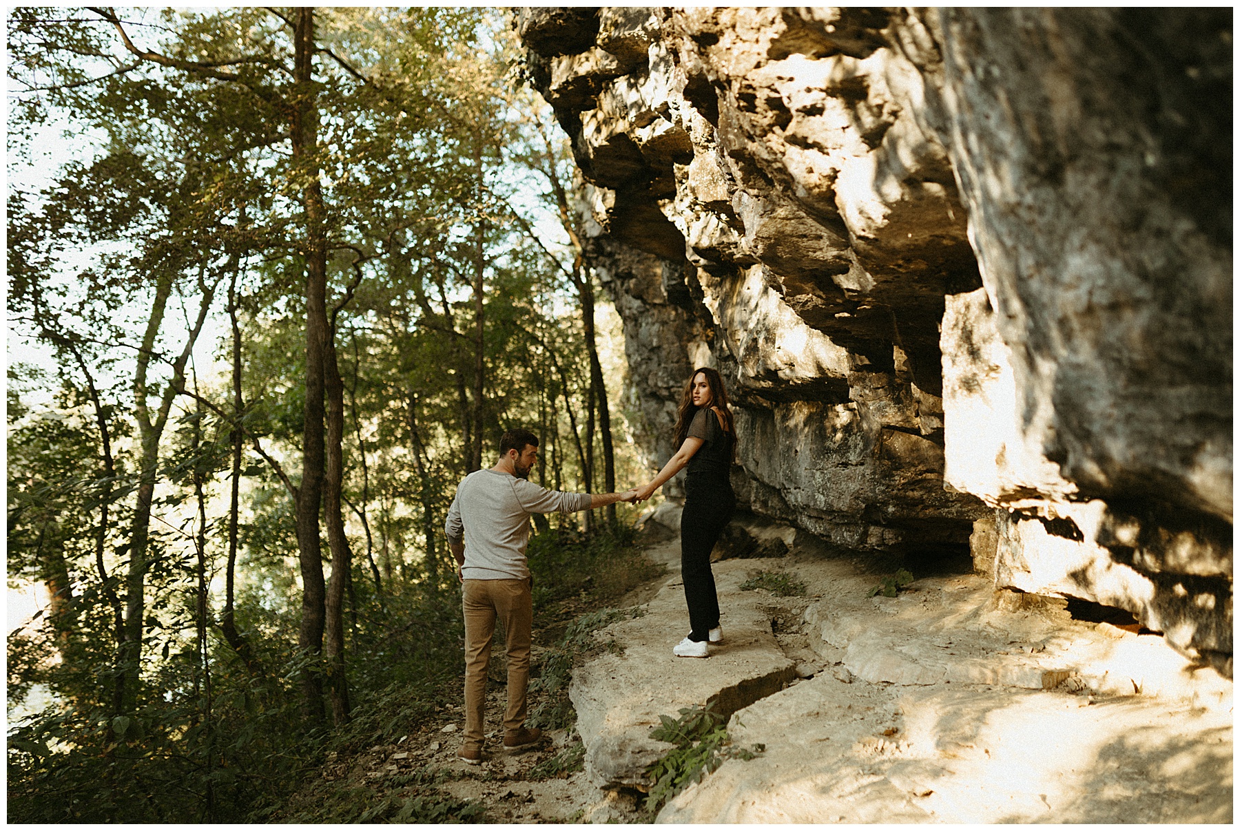 narrows of the harpeth engagement session