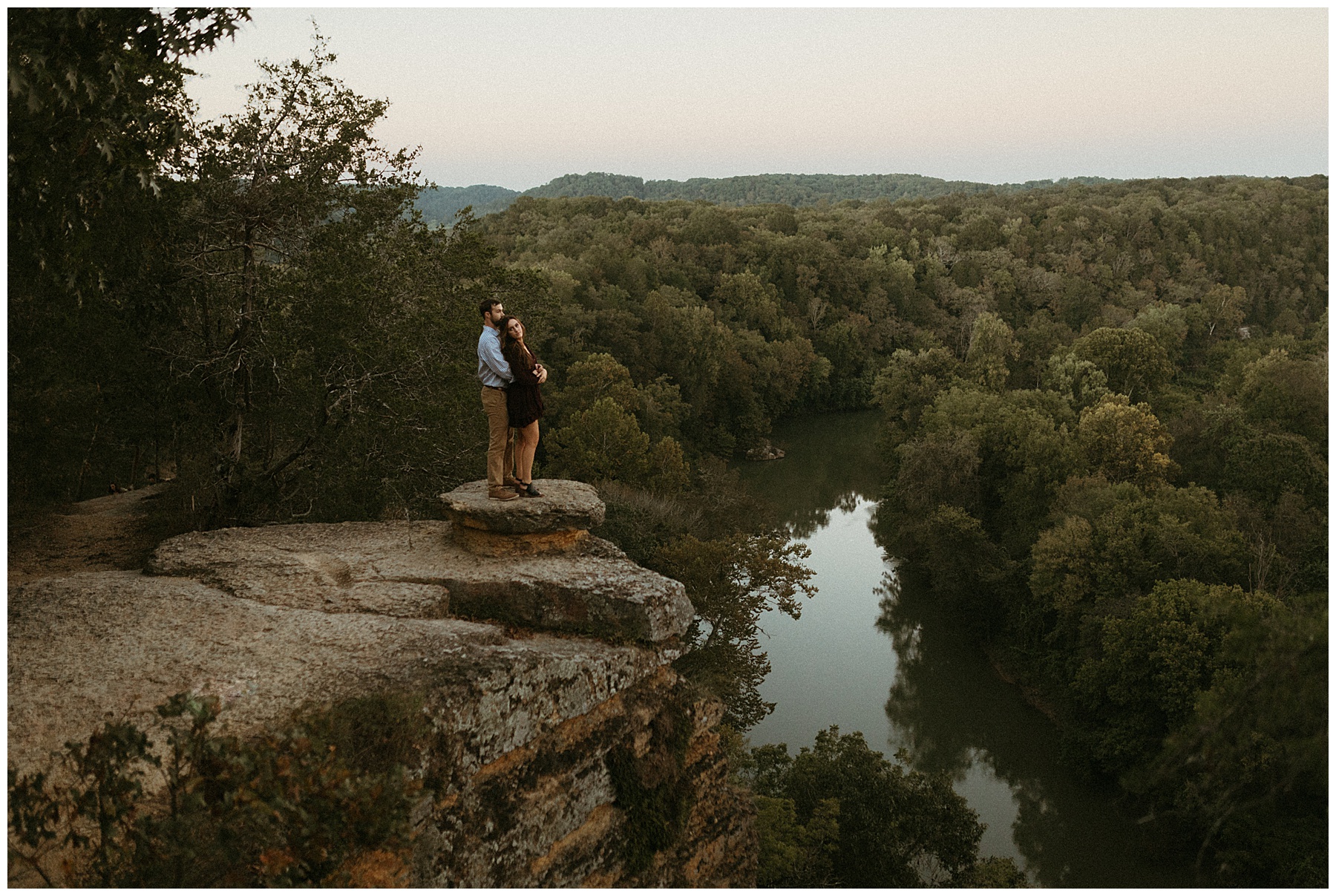 narrows of the harpeth engagement session