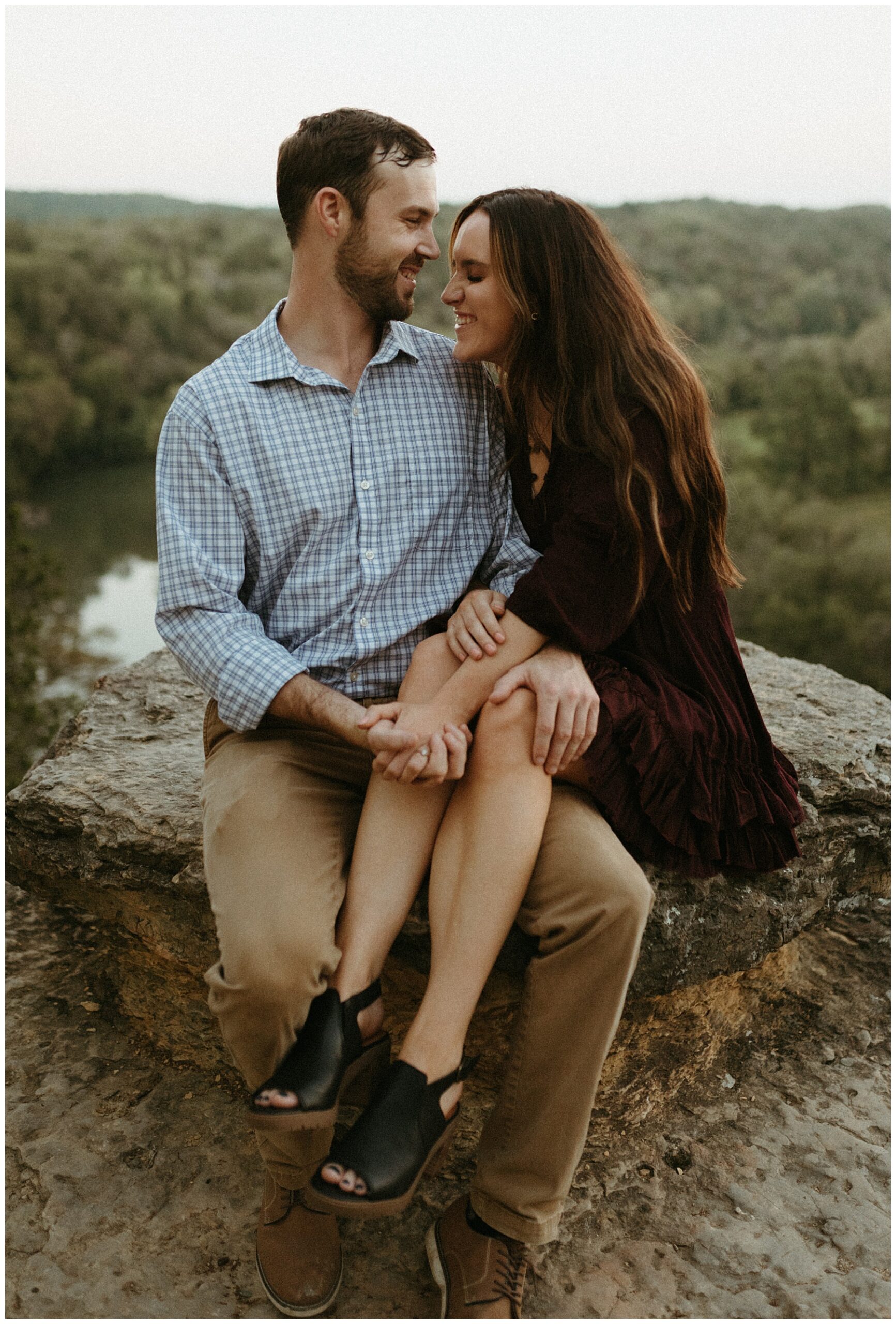 narrows of the harpeth engagement session