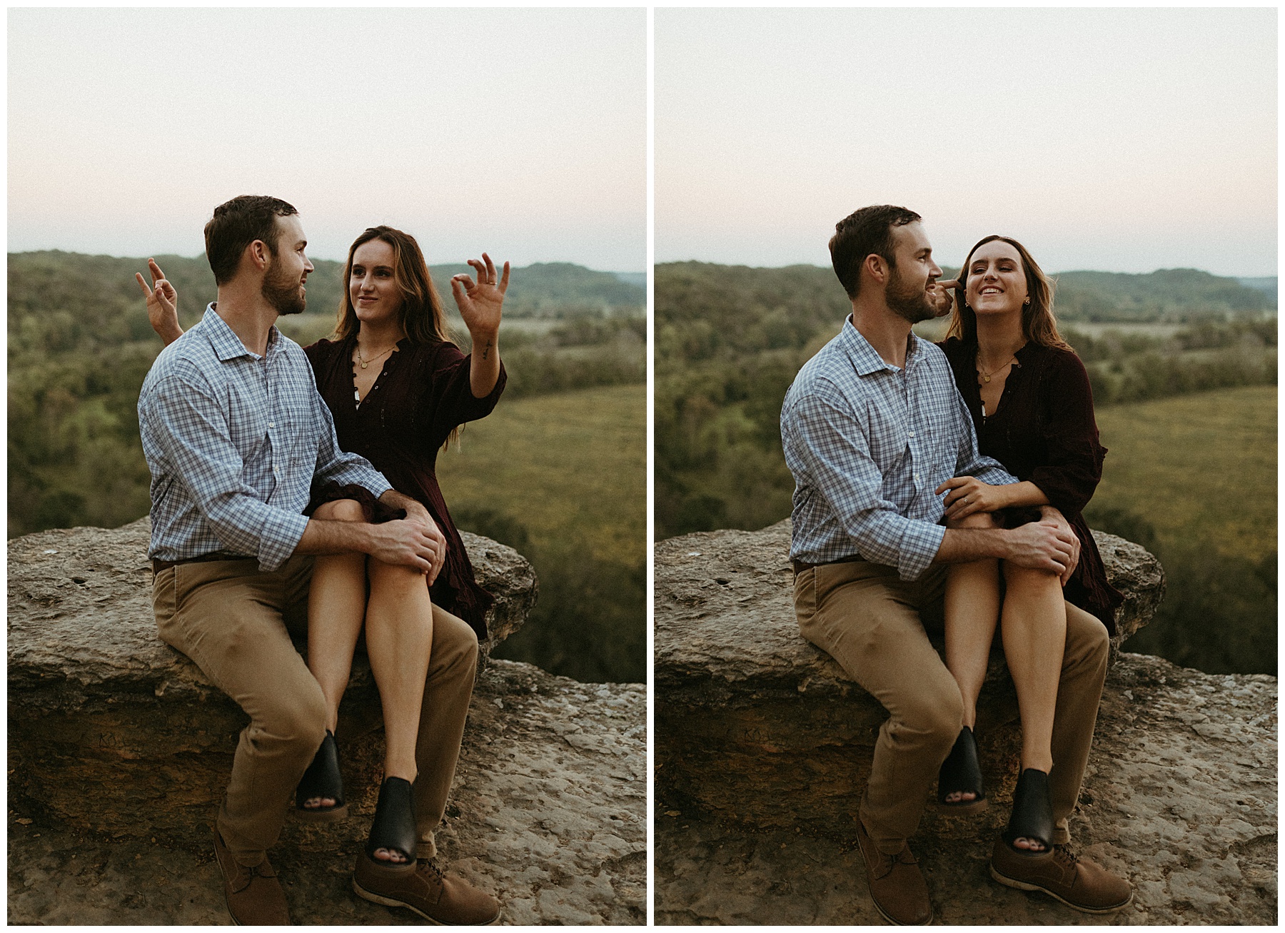 narrows of the harpeth engagement session