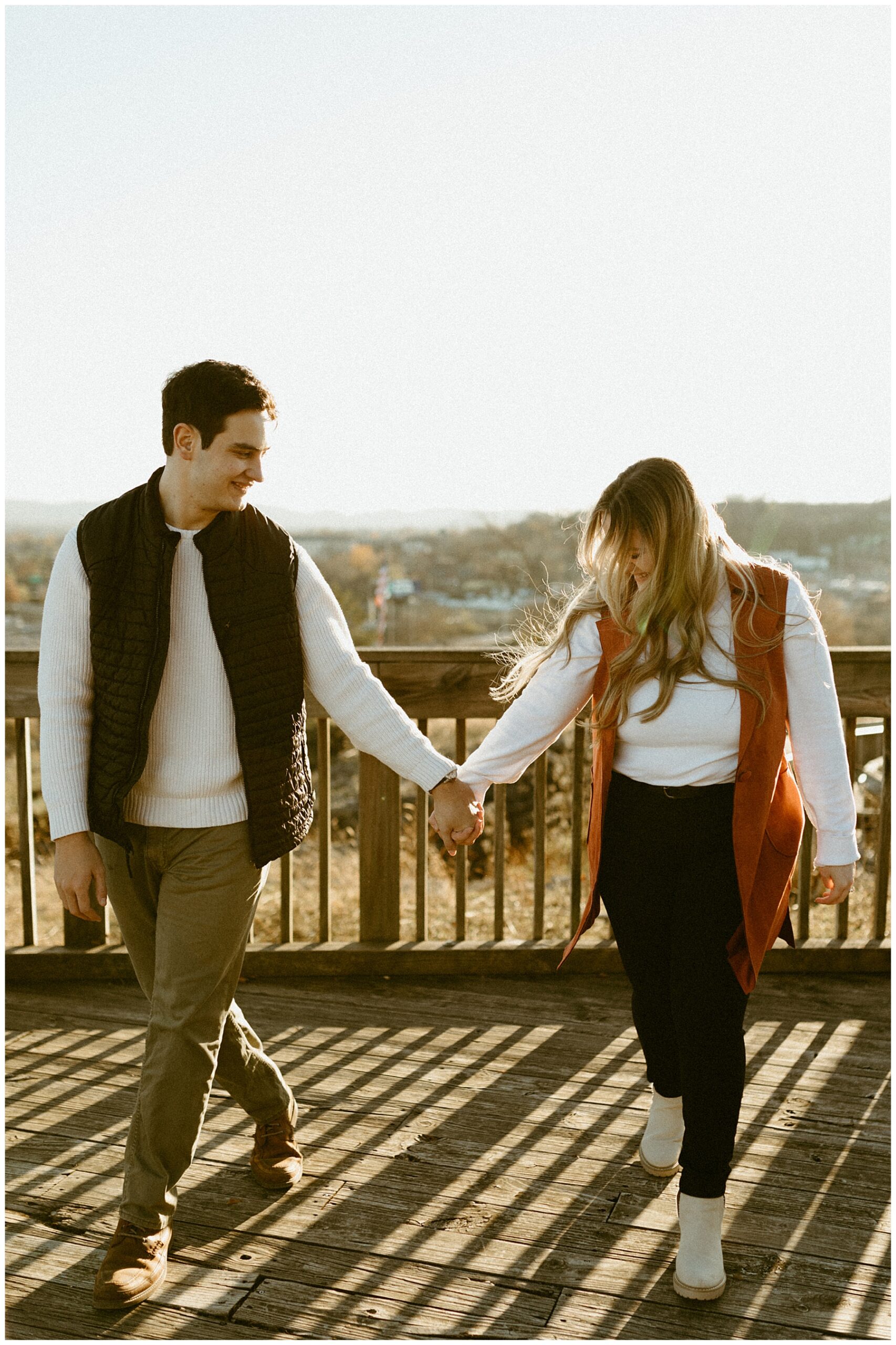 engagement photography at fort negley