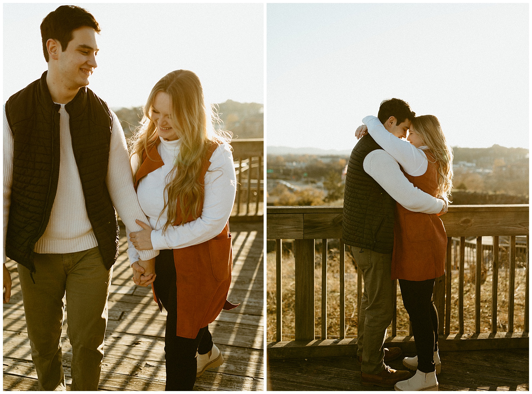 engagement photography at fort negley