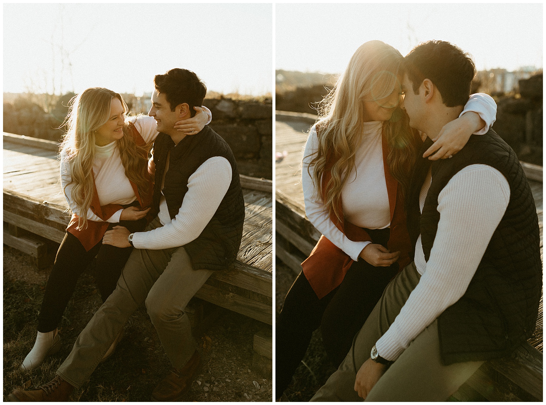 engagement photography at fort negley