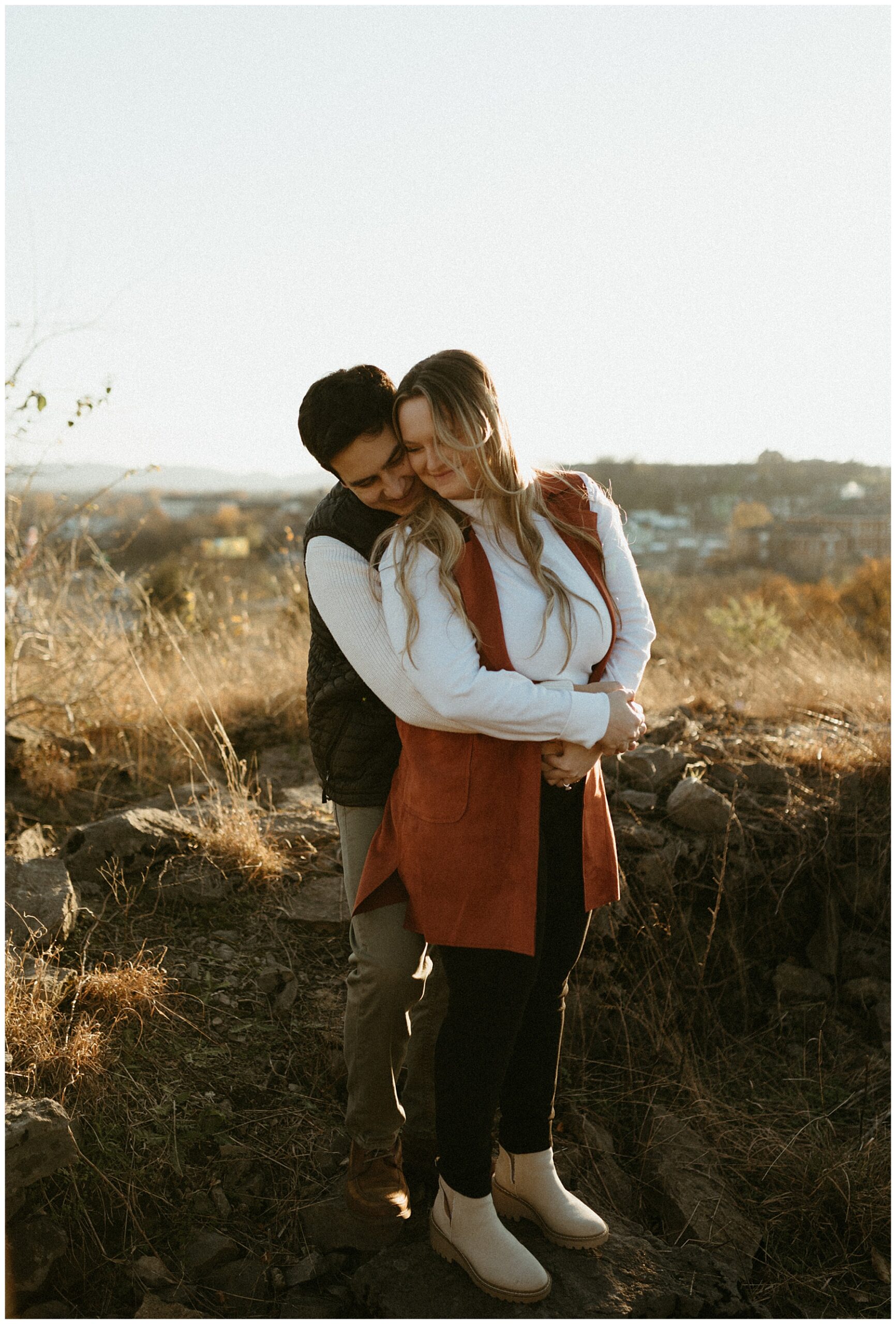 engagement photography at fort negley