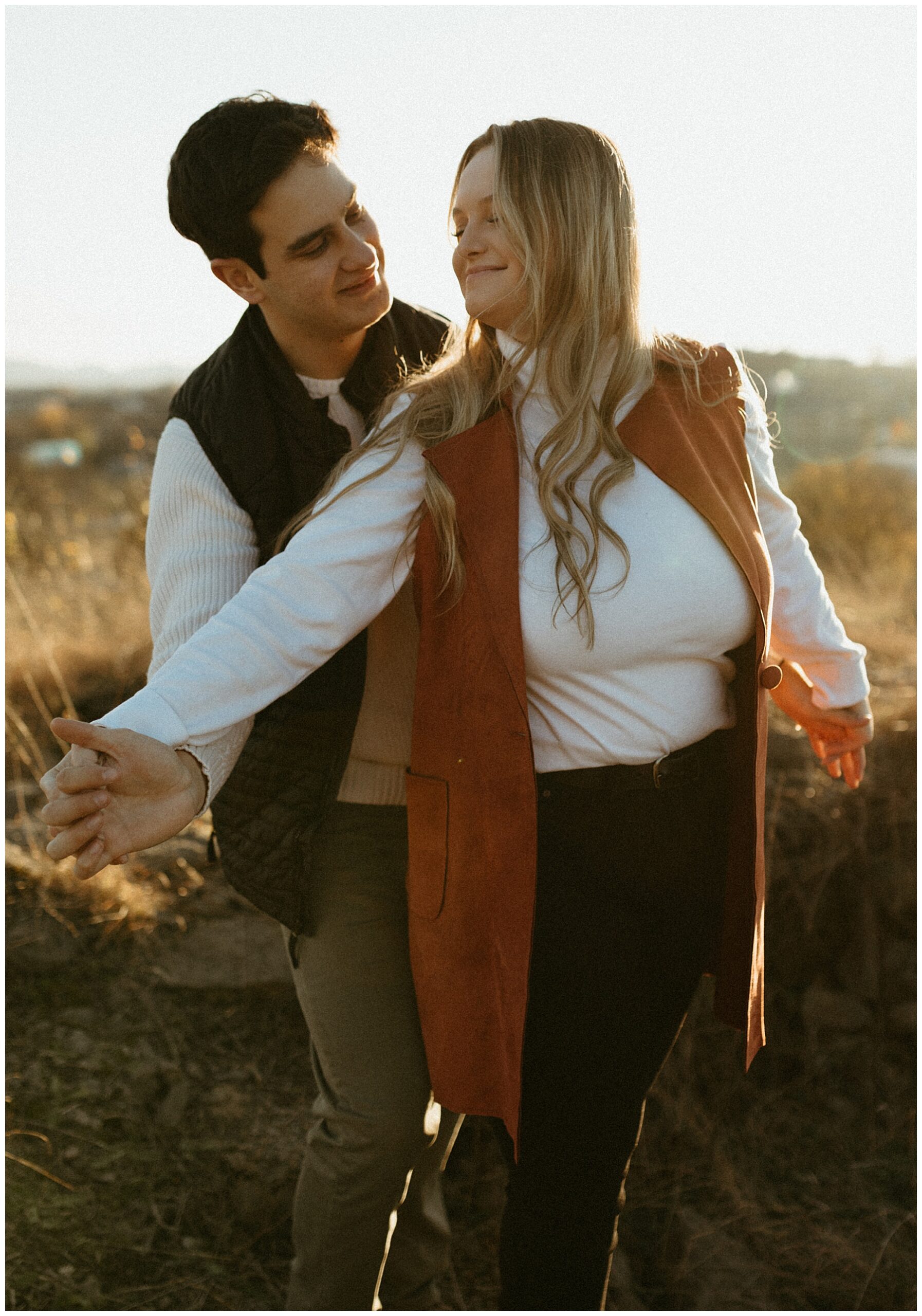 engagement photography at fort negley