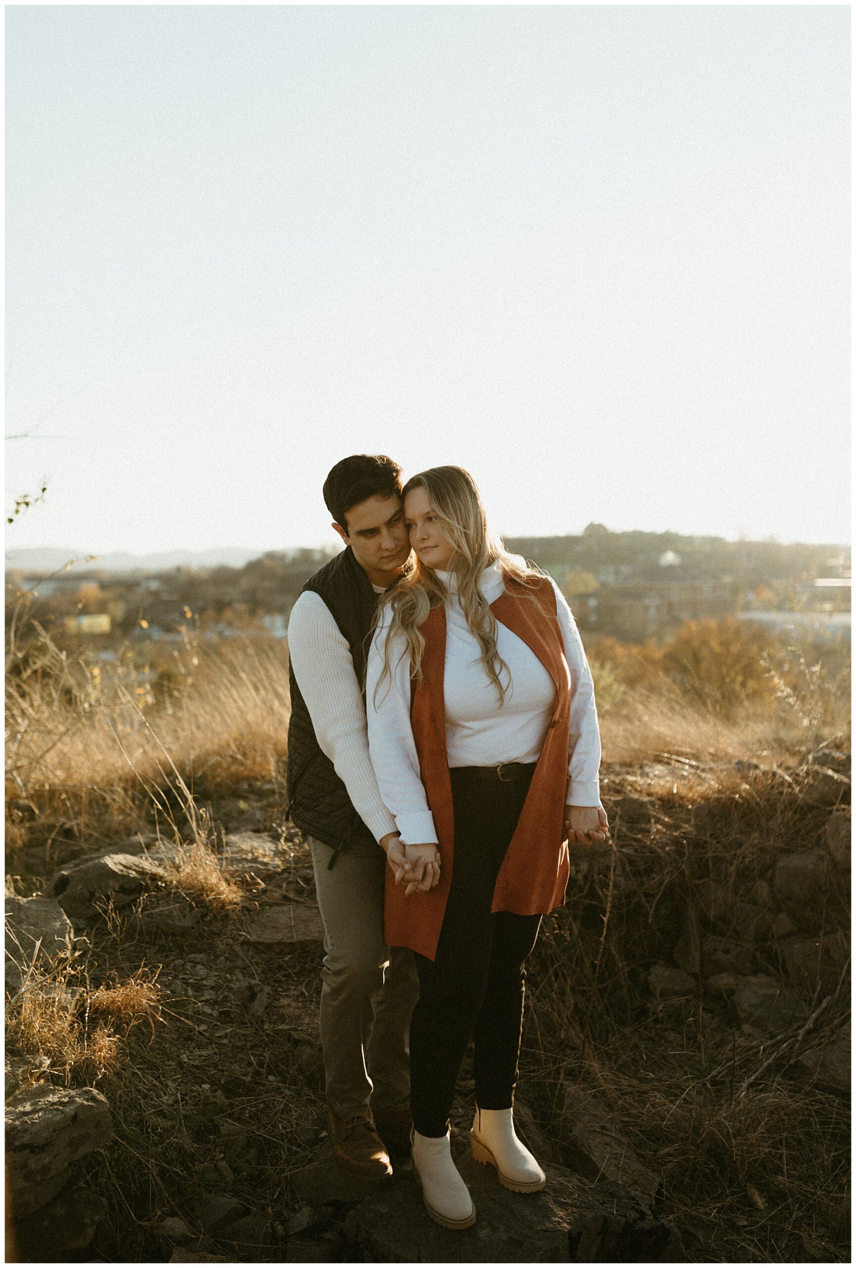 engagement photography at fort negley