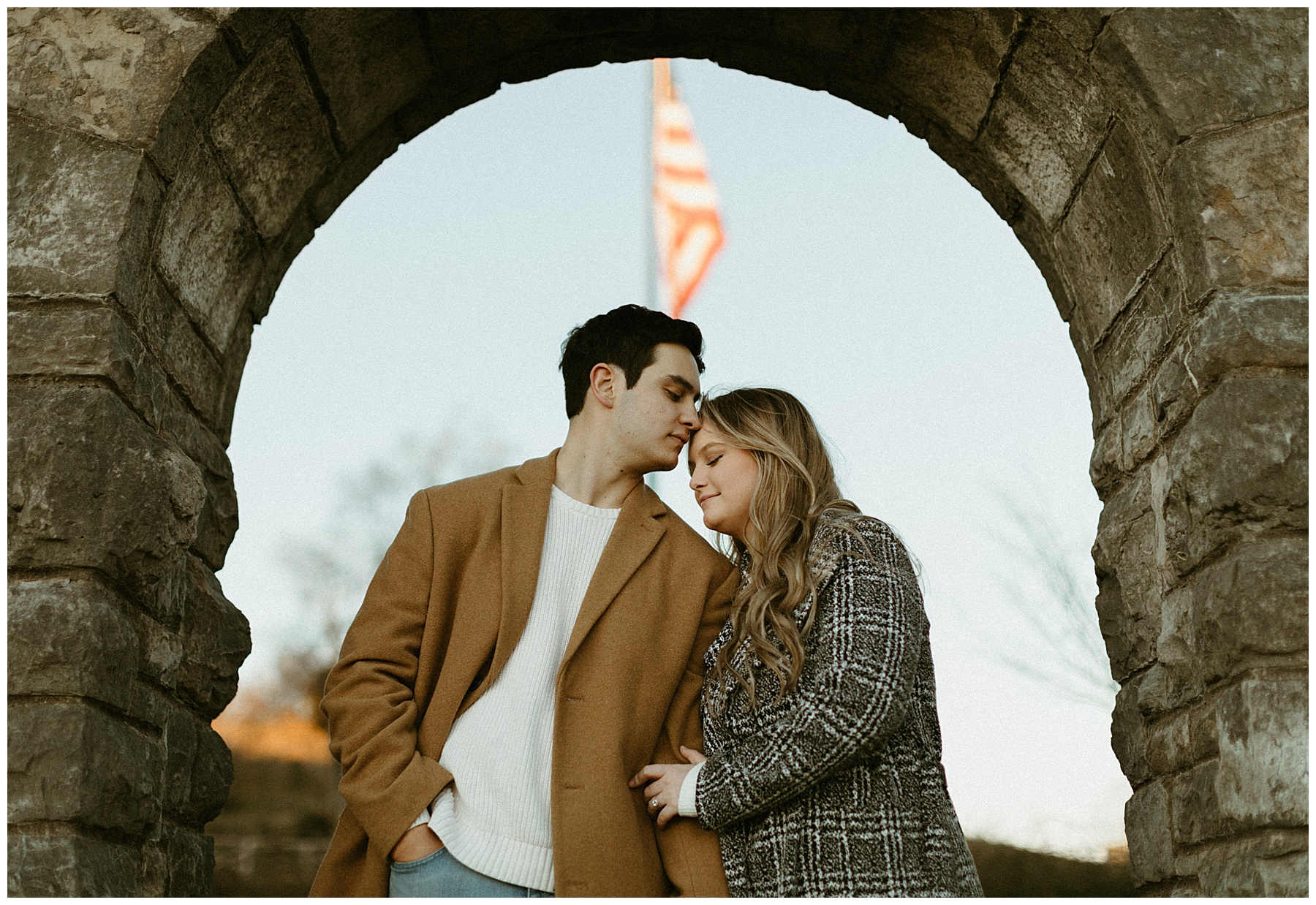 engagement photography at fort negley